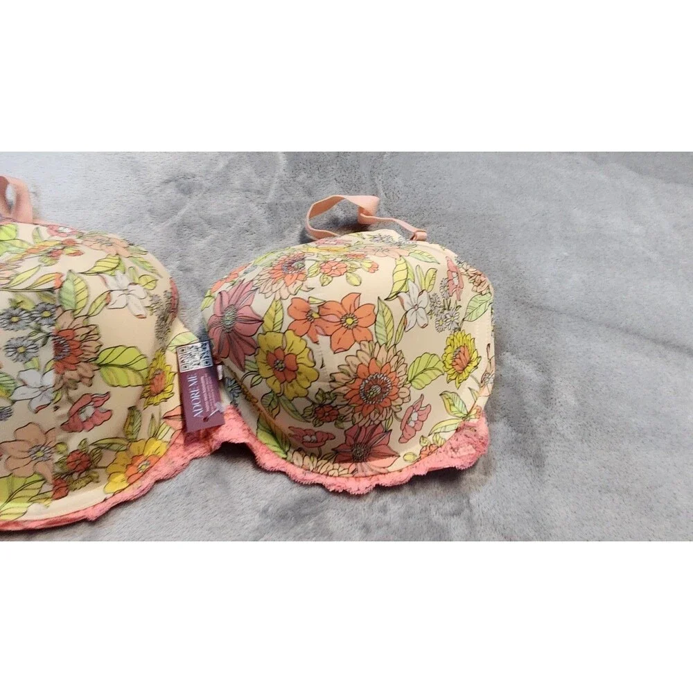 Adore Me 38DDD Joyful Bloom Nare Contour Full‎ Coverage Bra NWT Adjustable